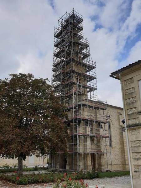 Location d'échaudage de chantier sur Nantes avec montage et démontage région Loire Atlantique